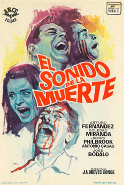Spanish language poster for The Sound of Horror 