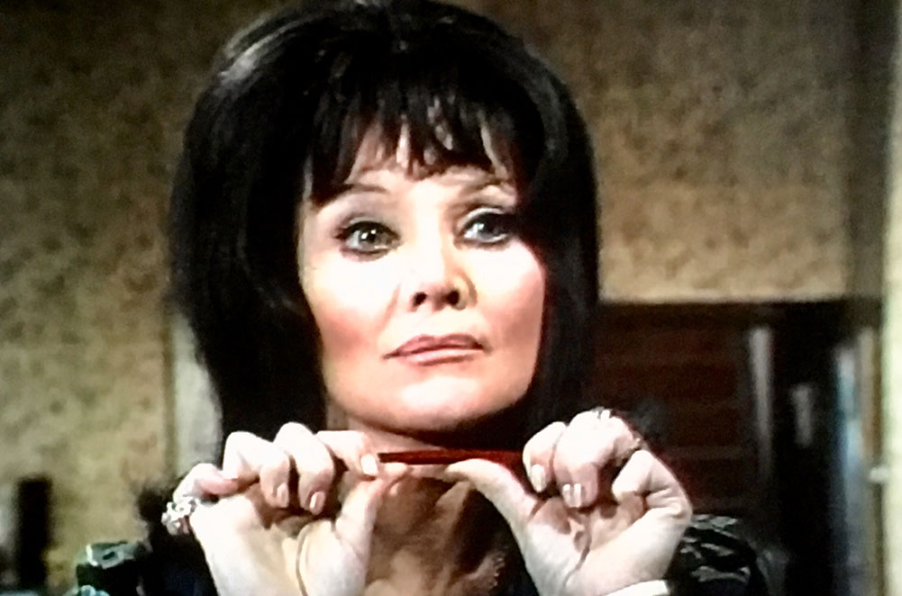 Spooky goings-on in Spell of Evil with Diane Cilento as the bewitching Clara.