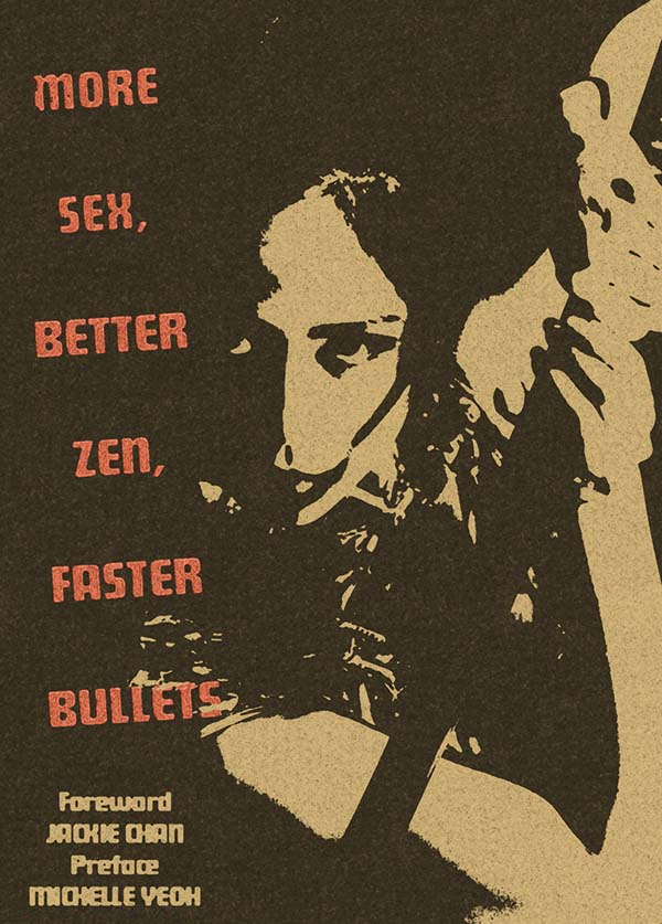 Postcard front image More Sex, Better Zen, Faster Bullets