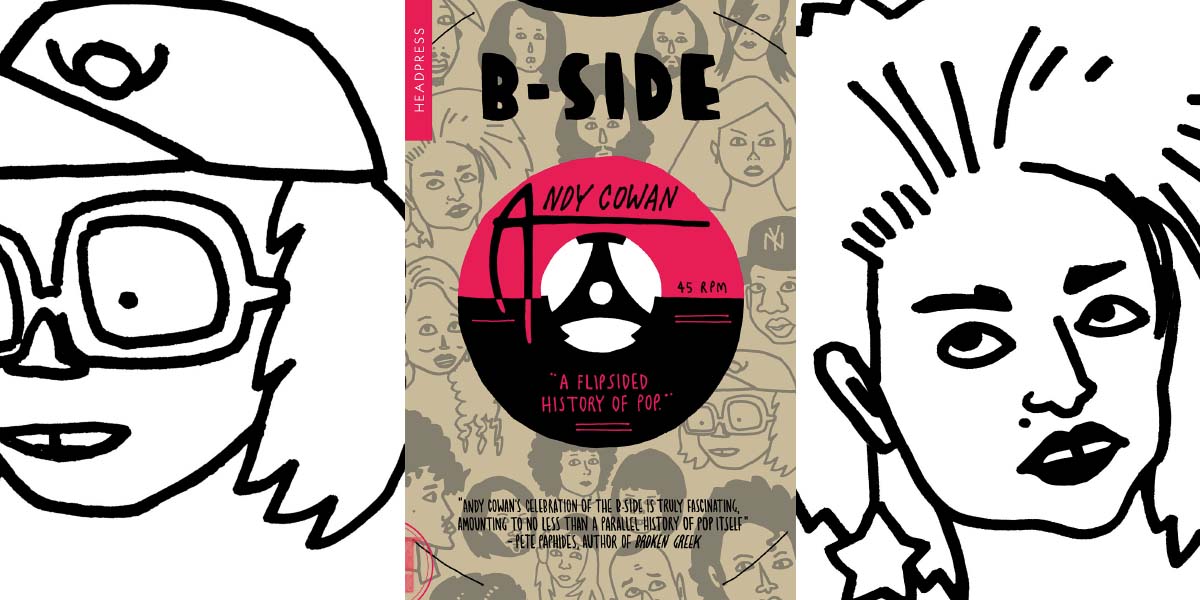 Banner for B-Side book release
