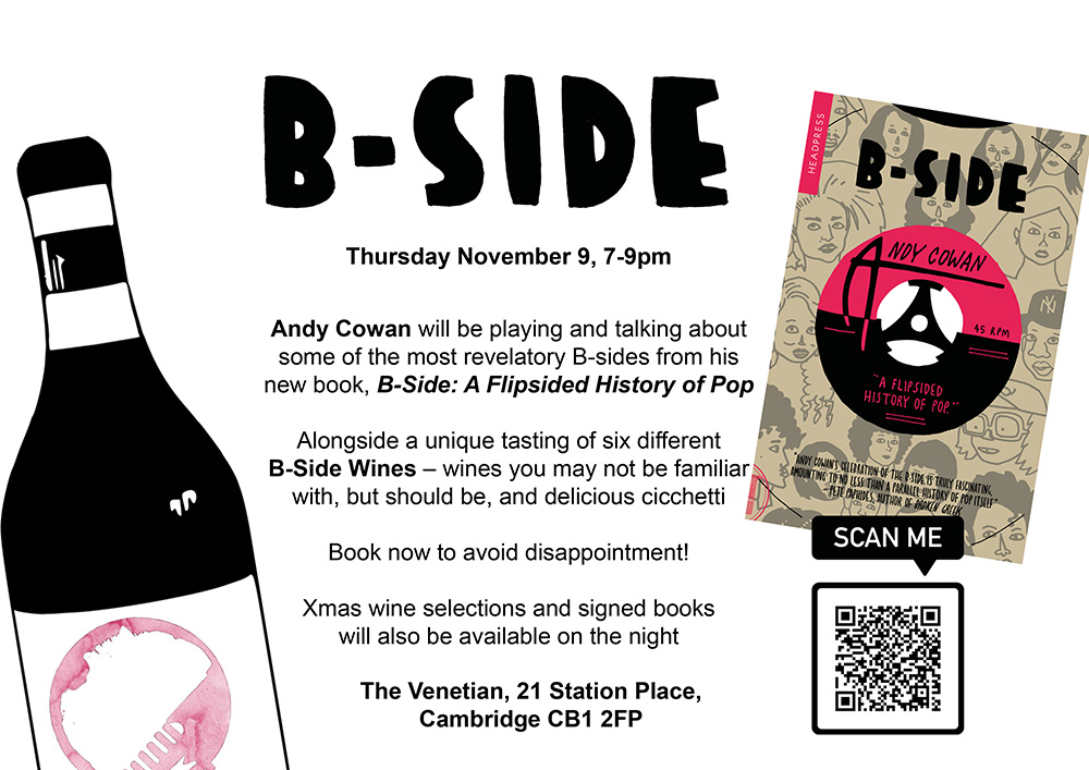 Flyer B-Side event November 9 2023