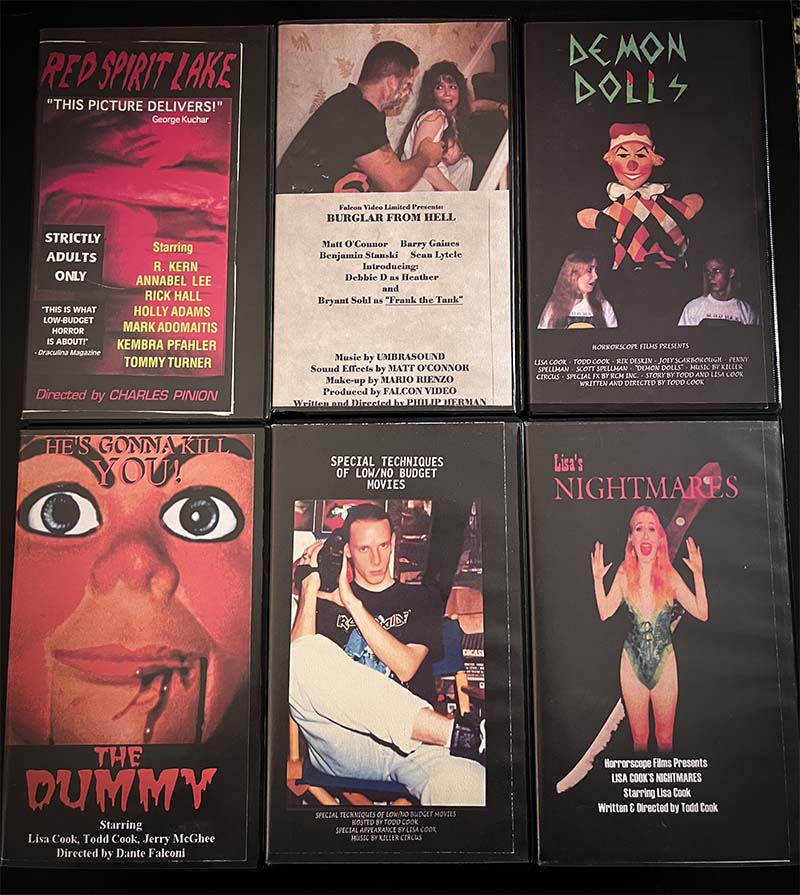 Aesthetic Deviations: Cross section of films featured (VHS).