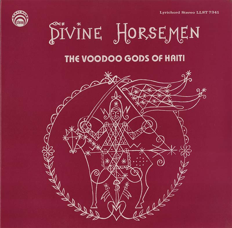 Album sleeve front for Divine Horsemen
