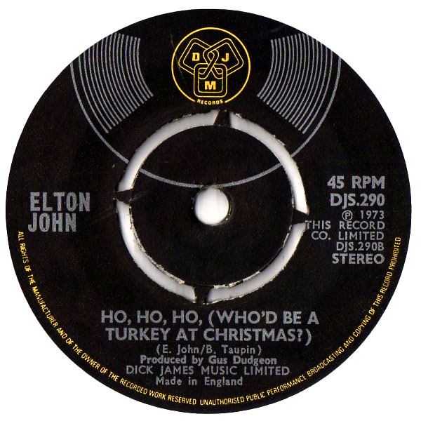 Record label b-side Elton John