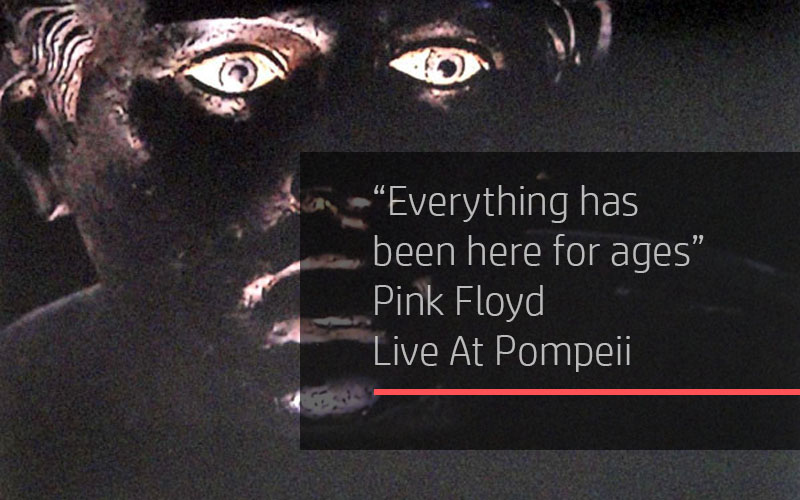 Banner for Pink Floyd Live At Pompeii Blog