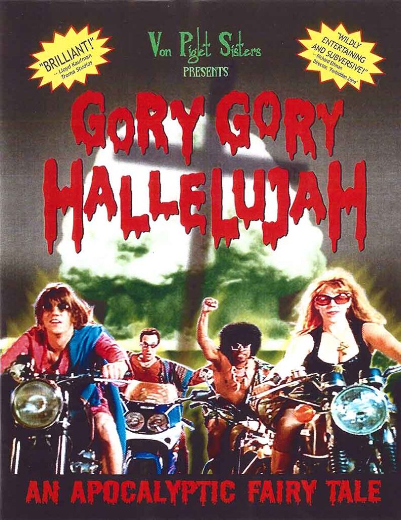 Gory Gory Hallelujah biker chicks poster