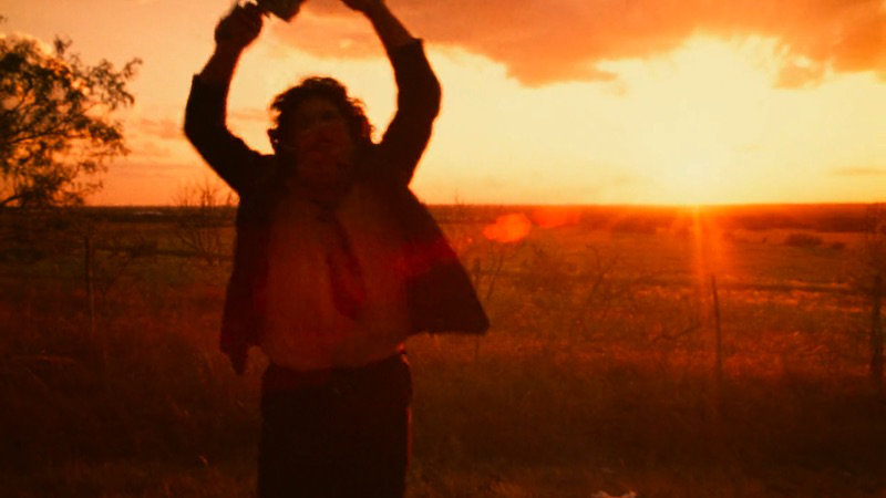 Leatherface at sunset