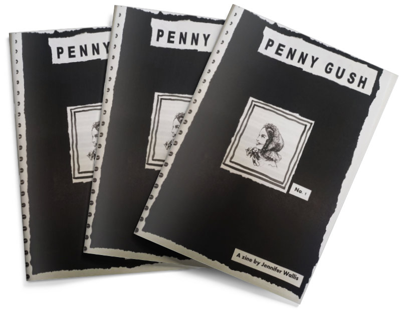 Penny Gush No 1 stack of three.