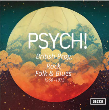 CD asleeve Psych! British Prog, Rock, Folk & Blues 1966–1973