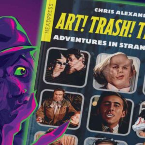 Poster for Art Trash Terror book signing at Little Ghosts Books