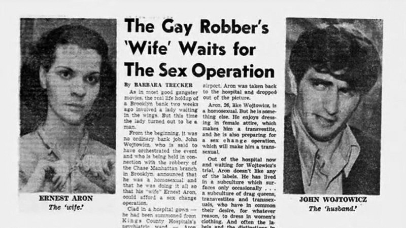 Born to Lose JS Wojtowicz and Liz Eden newspaper headline
